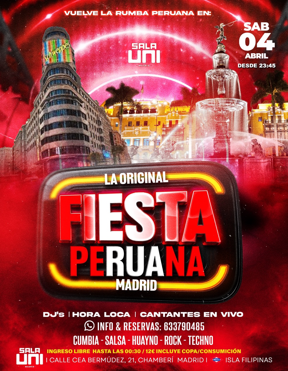 Charango - Flyer del evento